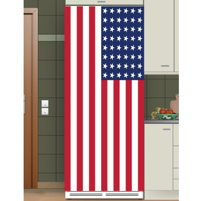 Αυτοκόλλητο ψυγείου με σημαία Αμερικής